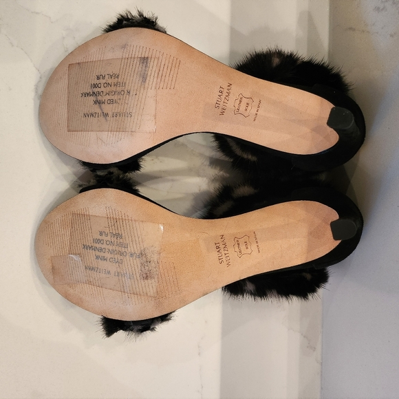 Stuart Weitzman New without box Mink fur heels - Picture 11 of 13
